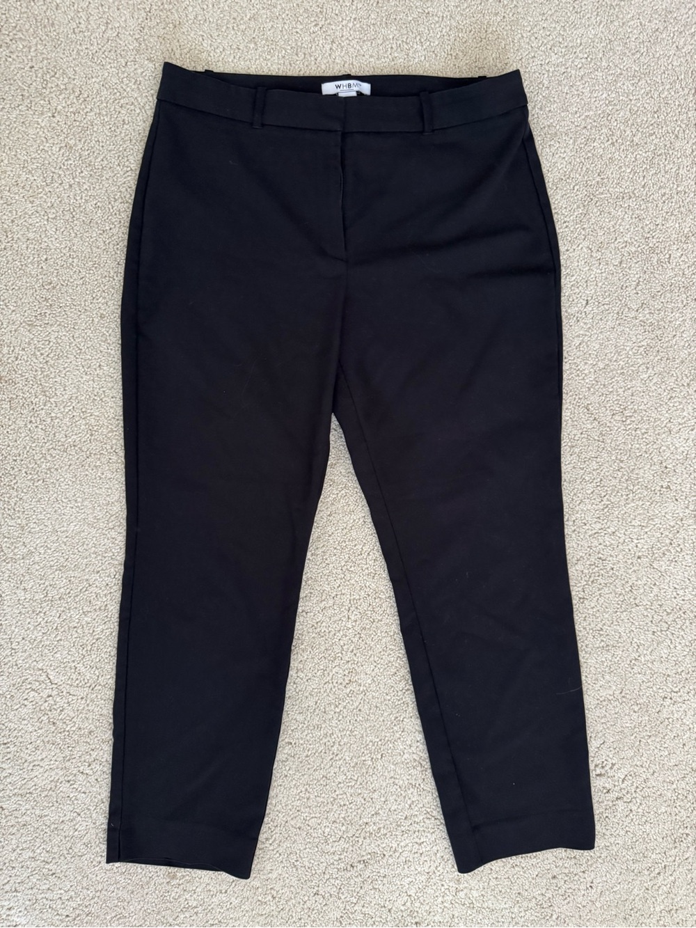 White House Black Market Black Cropped Tailored Pants